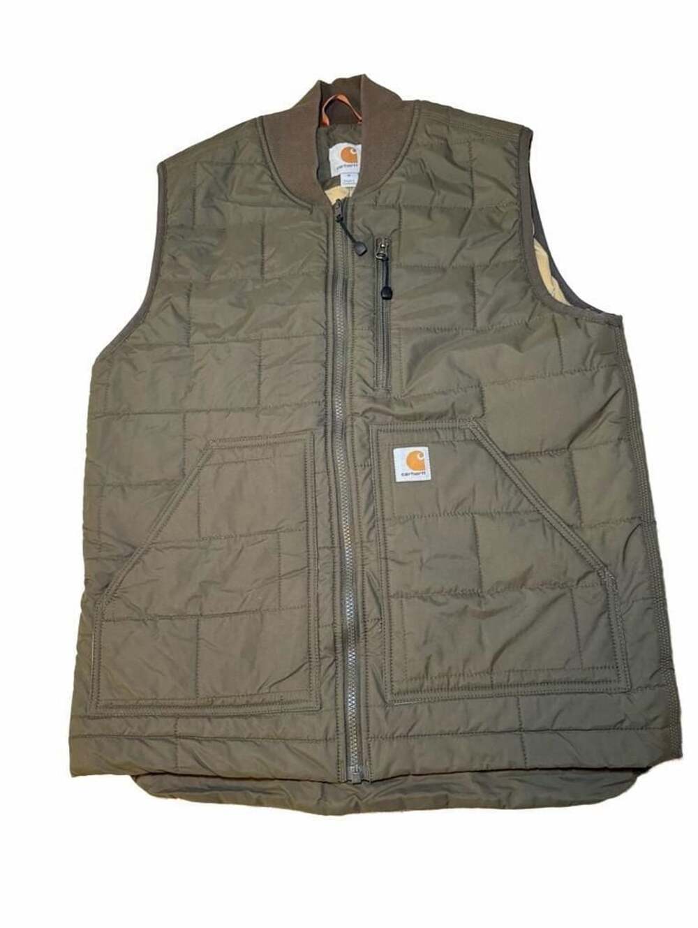 Carhartt Brookville Quilted Puffer Vest Mens Size Medium Green